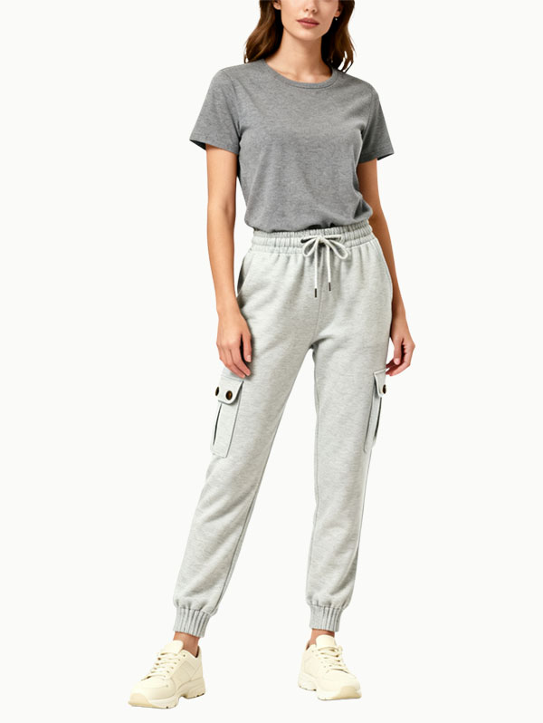 gray-multi-pocket-utility-joggers-comfort-fit-casual-pants