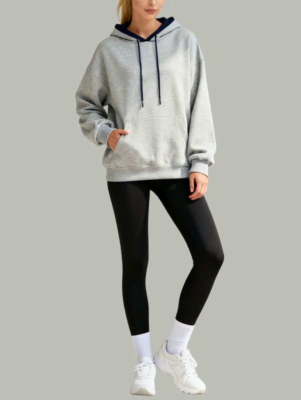 heather-gray-drop-hood-sweatshirt-oversized-pocket-contrast-drawstrings