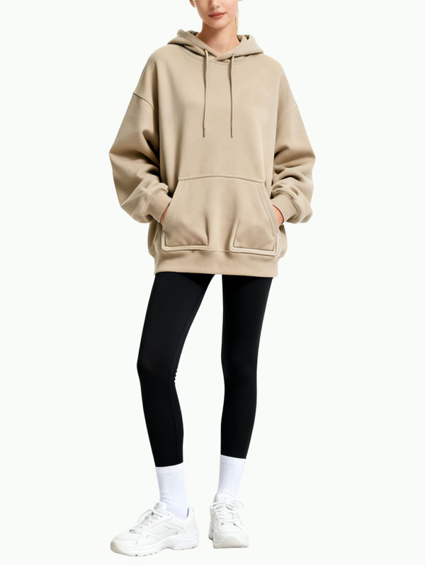 beige-oversized-hoodie-drop-shoulder-kangaroo-pocket-pullover