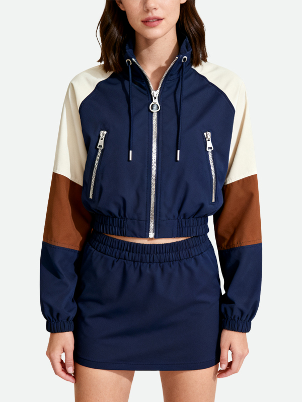retro-multi-color-patchwork-zip-womens-sports-jacket